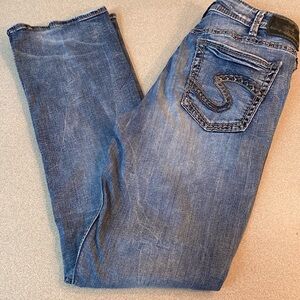 Silver - Suki High Slim Boot jeans. Size 30/31